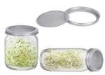 Round 304SS Mason Jar Sprouting Lids With Metal Screen Non Rusting