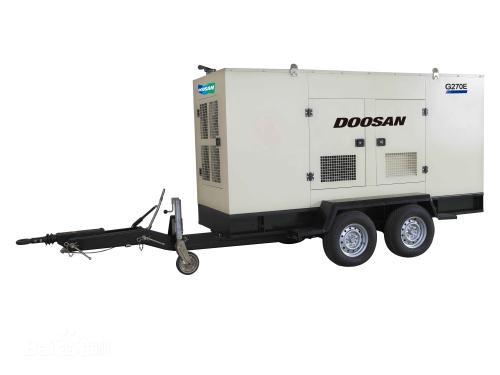 Silent Type Trailer Mounted Diesel Generator , 20KW / 25KVA AC Three Phase