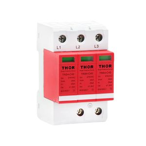 China AC surge protection device 40KA power lightning protection surge arrester factory