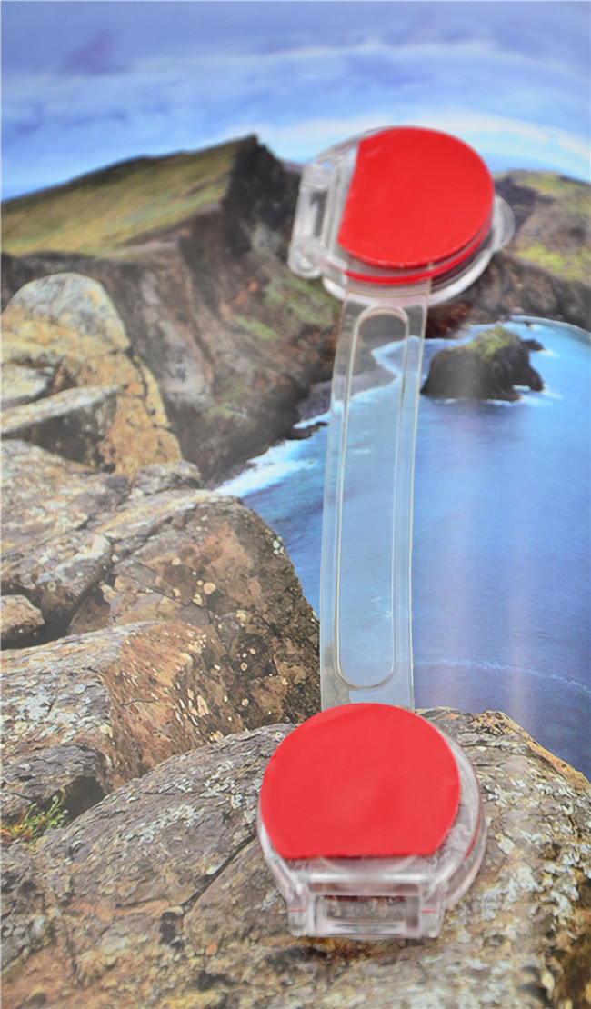 Transparent Strap Child Safety Cabinet Locks ABS PVC Material SGS Certificated