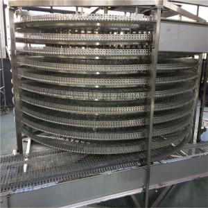 China Cheap Cooling Vertical Spiral Belt Conveyor factory