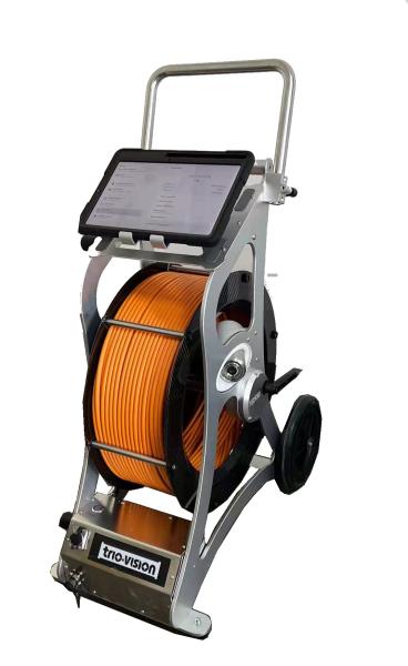 50mm-150mm Fiberglass Pushrod Cable CCTV Sewer Inspection Camera For Residenial