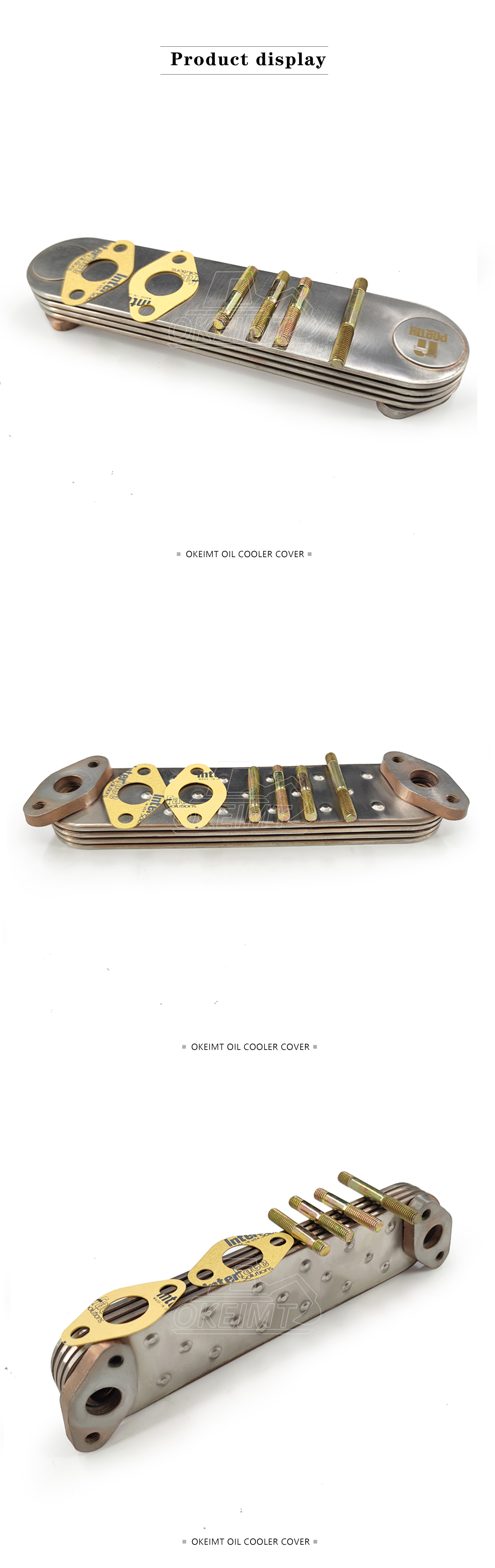Excavator Engine Parts 15711-1430 Engine Oil Cooler Core for Hino W04D Hot Selling