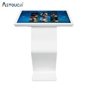China 32 Inch K Type Best All In One PCAP Touch Screen Floor Standing Kiosk on sale
