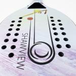 PU Beach Tennis Paddles 12K Carbon Customized Beach Ball Racket