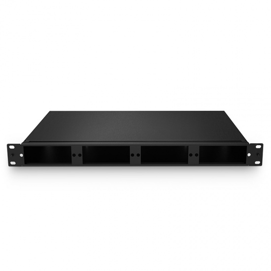 SPCC 24 Ports 19inch 1.2mm Cold Rolled Steel Fiber Patch Panel Coated with Antistatic