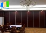 Decorative Wooden Restaurant Moving Flexible Foldable Partition Walls