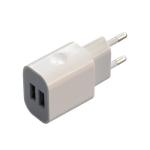 Dual USB 10W Fast Charger Iphone 5V 2.1A Macbook Travel Adapter