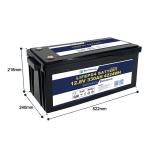 Large Capacity 12V 330AH Lifepo4 Battery With Bluetooth And Self-Heating