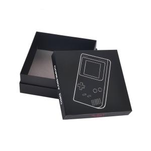 China Black Cardboard Electronics Paper Box Packaging Games Console With Lids And Bottom factory