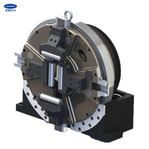 China Precision Pneumatic Rotary Chuck , 4 Jaw Through Hole Chuck factory
