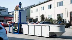 China Automatic High-Efficiency EPS Raw Material Batch Pre Foaming Machine factory