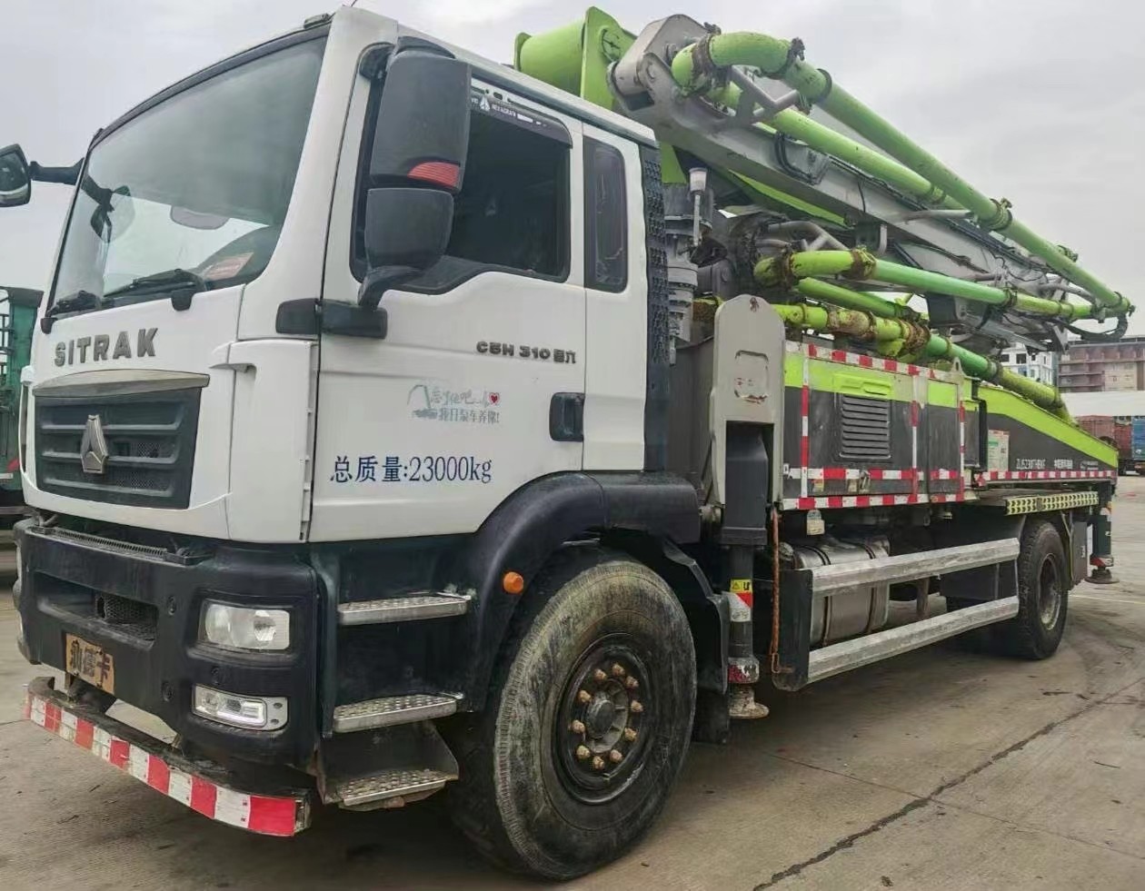 2022 Zoomlion Concrete Pump Truck 38 Meters, Flexible For Small And Medium-sized Buildings