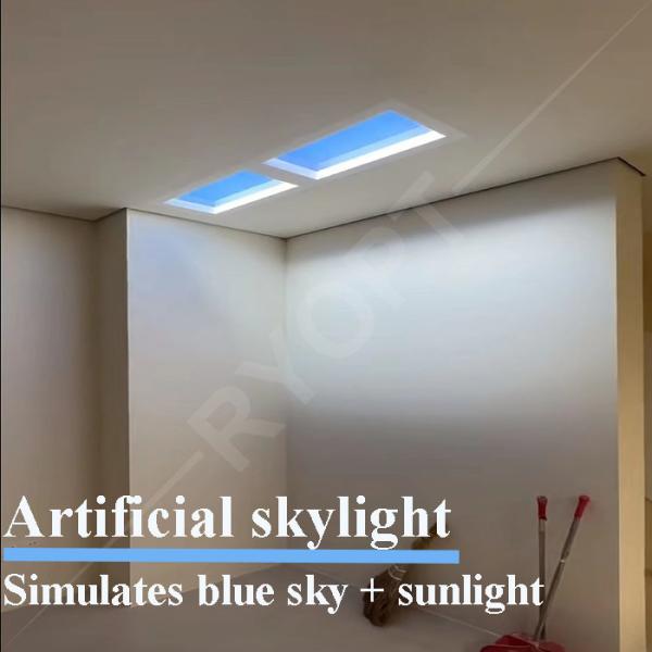 Artificial Daylight Fake Faux Skylights LED Cloud Blue Sky Panel Tuya Alexa
