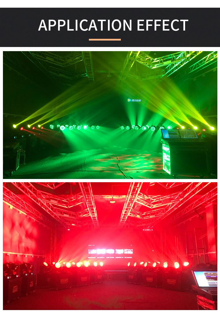 IP44 19pcs 15w Rgbw Led Beam Zoom Wash Stage Light Moving Head Dj Party Stage Equipment