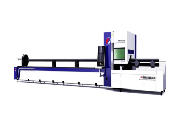 Stainless Steel Square Pipe Laser Cutting Machine 2000 W Automatic Centering And