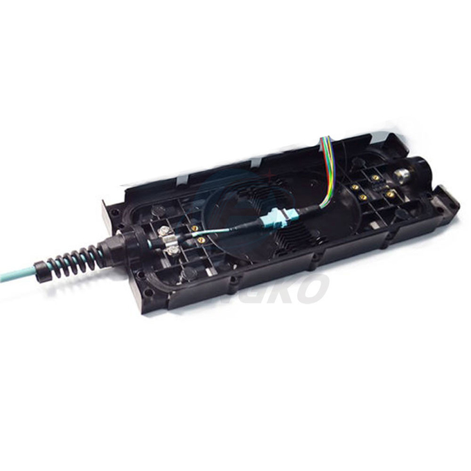 8 Port FTTX Joint Closure 48 Fibre Fiber Splice Case Assembled With ODVA