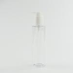 Silk-screen Printing 220ml Flat Shoulder Body Oil Bottle for Make Up Remover