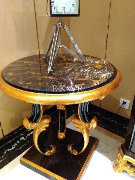 Living Room Sofa Wooden Corner Coffee Table Design Decorative Table Corner
