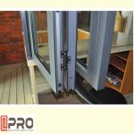 Anti Aging Aluminium Folding Windows , Outdoor Horizontal Folding Windows lowes