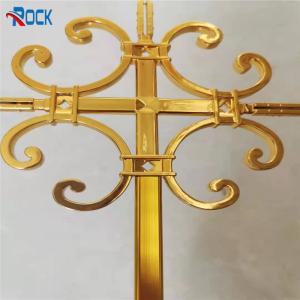 China Shine Surface Gold 5*8mm Windows Georgian Bar Decorative Flowers factory