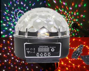 China 20W DMX Led Crystal Magic Ball Light Rgb Effect Disco Stage Light AC 110V - 250V factory