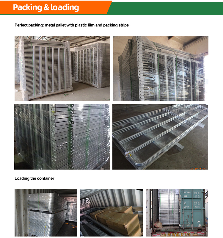 1.8m Hot Dip Galvanized Livestock Corral Panels For Cattle Fence