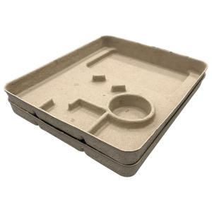 China Dry Press Moulded Cardboard Packaging , Formed Pulp Packaging 3mm Thickness factory