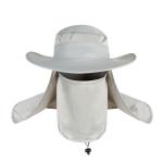 Outdoor 60cm Womens Sun Hats UV Protection Hat With Neck Cover