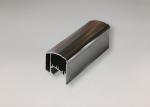 High Strength Shiny Polished Aluminum Profile Extrusions For Bathroom Door Frame