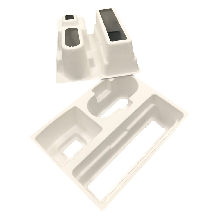 Oil Resistant Wet Press Pulp Tray For Electronic Inner Packaging
