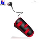 Plastic Volume Control Business Bluetooth Earphone IPX3 Waterproof