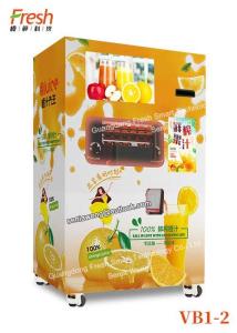 China commercial Orange automatic Vending Machine orange Color fresh blend Juice Vending Machine For School Shops Use factory