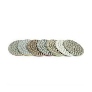 China 3mm Resin Bonded Diamond Honing Concrete Polishing Pad factory