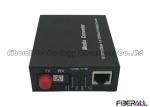 1000Base - Fx Bridging Fiber Media Converter , Dual Port Ethernet Switch One FC