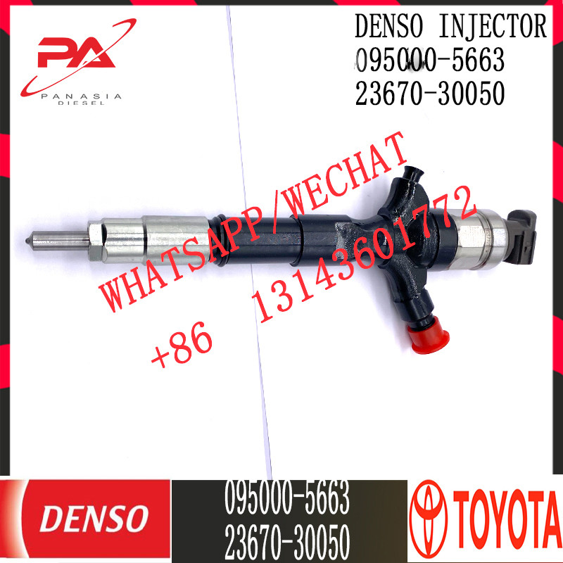 DENSO Diesel Common rail Injector 095000-5663 for TOYOTA 23670-30050
