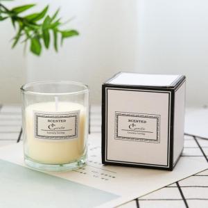 China Elegant Candle Paper Box of Folding Box with Hot Stamping Logo factory