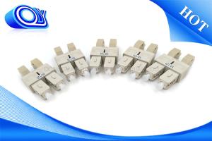 China FTTH LC SC Multimode Duplex Hybrid Fiber Optical Cable Adapter Flange 50/125 Grey Color factory