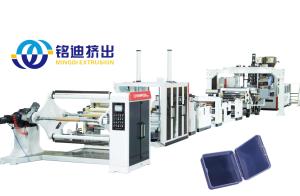 China Plastic PVC Edge Banding Sheet Extrusion Line PVC Sheet Production Line PVC Sheet Roll Making Machine factory