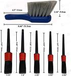 7pcs 610g Car Cleaning Brush Set For Auto Car Wheel Seat Tires Dirty Romoves