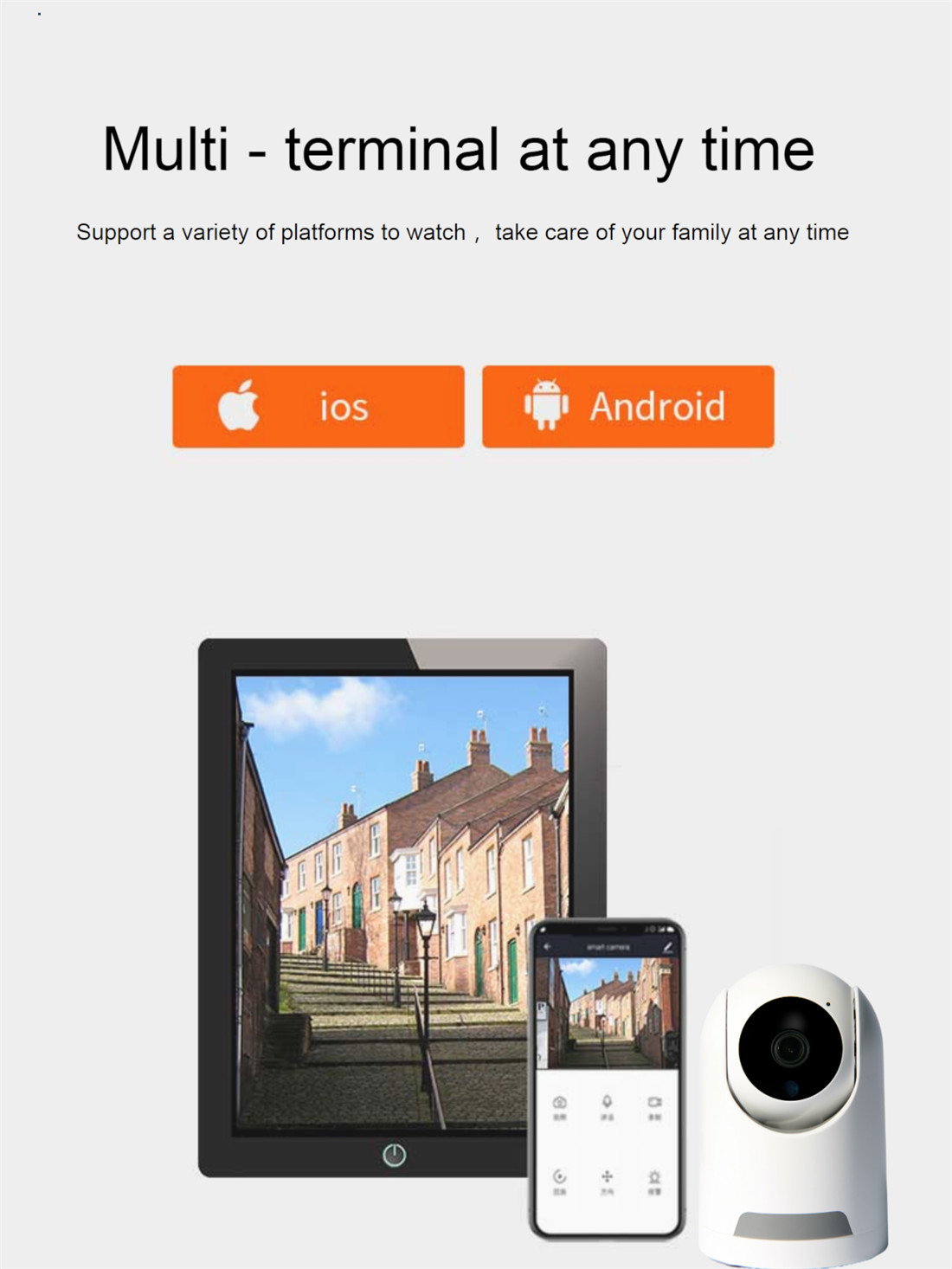 Home Security Tuya Ip Wireless Wifi Smart Camera(JV-TY212QH(Y21))