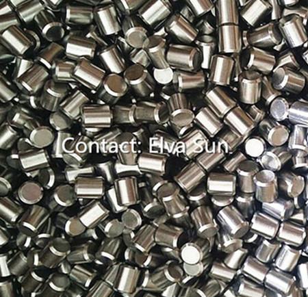 Tungsten alloy column, used for submarine, racing car, pinewood derby car,yacht,