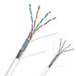 White SFTP CAT5E Cable LSZH Jacket 24AWG Network Cable 100MHz 1000FT