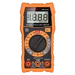 China 200mA Handheld Digital Multimeter , 600V Manual Ranging Digital Multimeter factory