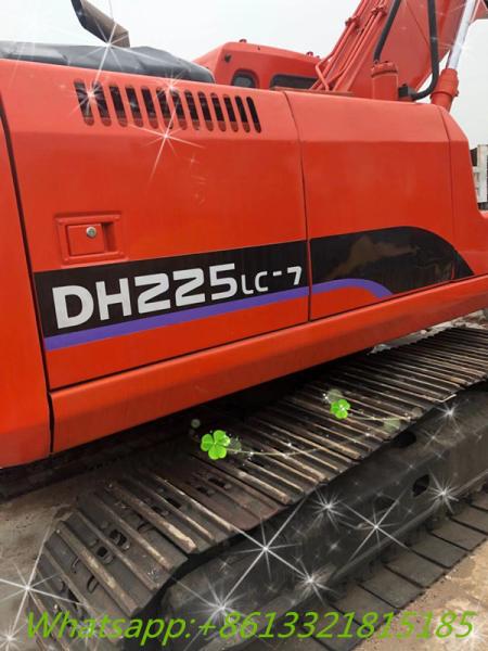 22 Ton 2015 Year Doosan 225-7 Second Hand Crawler Excavator Construction Heavy