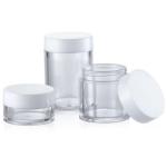 Customizable Eco-friendly Plastic Cream Jar for Cosmetic Packaging in Multiple