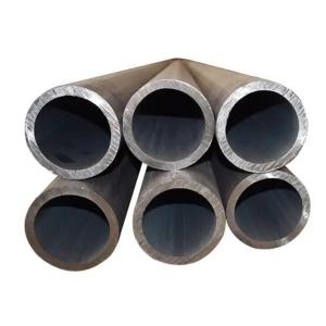 China Galvanized Surface Fluid Pipe 50mm 60.3mm 6m 12m Length Carbon Seamless Steel Pipe for Buildings factory
