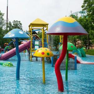 China Cartoon Water Splash Park Fiberglass Splash Pad Fountain Entertainment factory