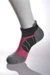 Cotton Anti Blister Running Socks , Yellow Winter Running Socks For Adult