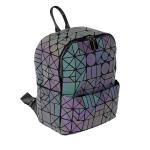 Geometric Rhombic Luminous Color-Changing Material Student Schoolbag Korean